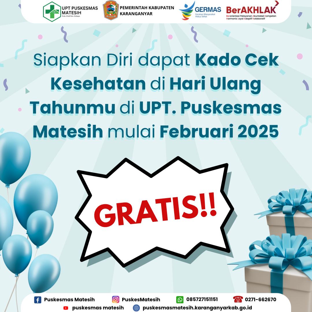 pemeriksaan gratis