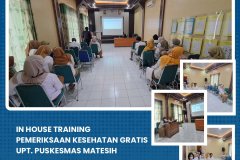 In House Training Pemeriksaan Kesehatan Gratis