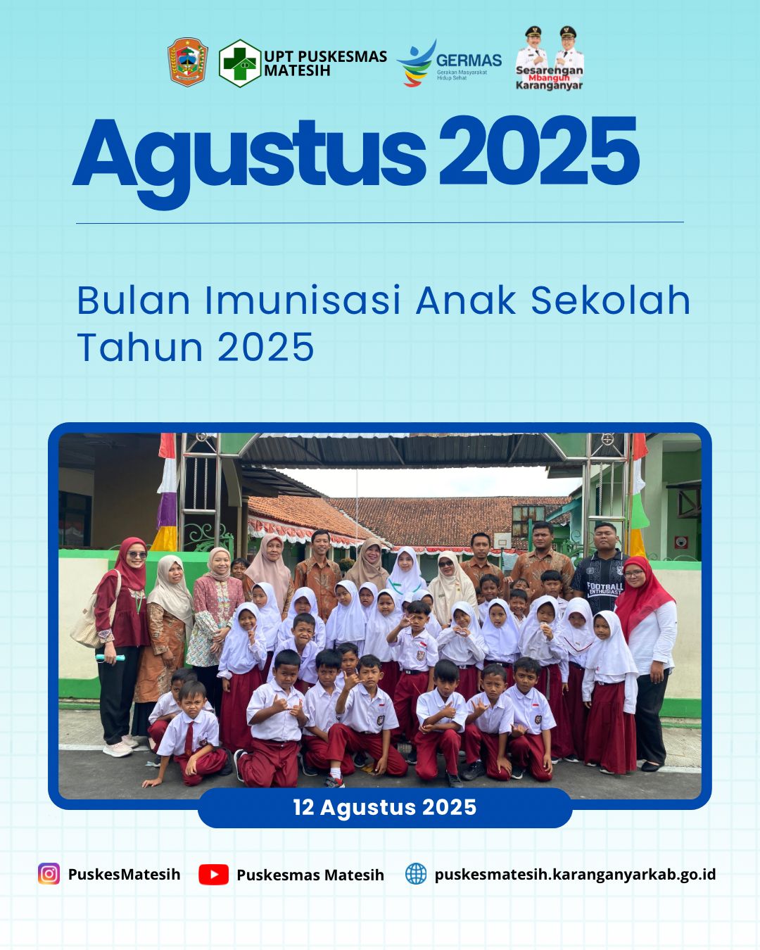 Kegiatan Bulan Imunisasi Anak Sekolah (BIAS) bulan Agustus Kegiatan Bulan Imunisasi Anak Sekolah (BIAS) bulan Agustus